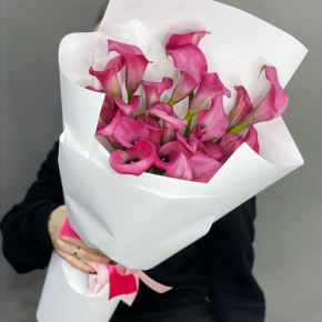 Монобукет из 21 каллы в Пушкино