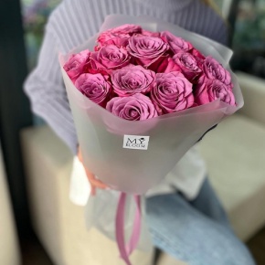 Букет из 15 роз Меритим (50 см) в Пушкино