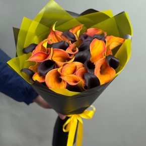 Букет "Карамель" из 29 калл в Пушкино