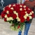 Букет 151 роза красный и белый микс (60 см) в Пушкино Букет 151 роза красный и белый микс (60 см) в Пушкино