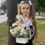 Композиция с георгинами на 1 сентября в белом ящике в Пушкино Композиция с георгинами на 1 сентября в белом ящике в Пушкино