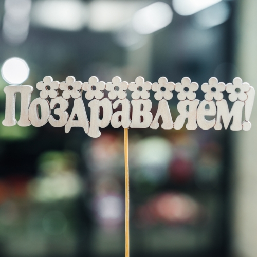 Топпер Поздравляем в Пушкино