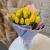 Букет из 15 жёлтых тюльпанов в Пушкино
